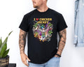I Love Chicken Jockey Shirt Pixel Zombie Gamer Tee Funny Meme Gift for Boys Gaming Shirt Movie Style Undead Humor T-Shirt...