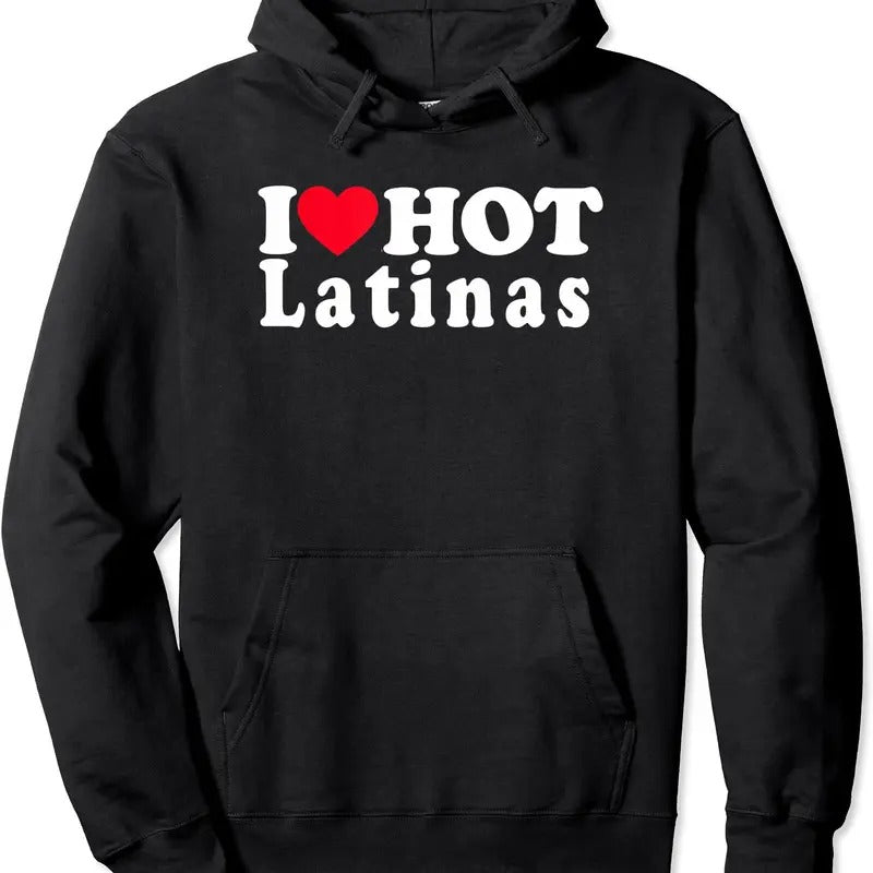 I Love Girlfriend Latina, I Heart Latina Hoodie | Unisex Hooded Sweatshirt T-Shirts | CiraTrend.com