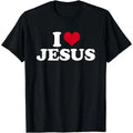 I Love Jesus I Heart Jesus T-Shirt Hoodie, Sweatshirt | CiraTrend.com