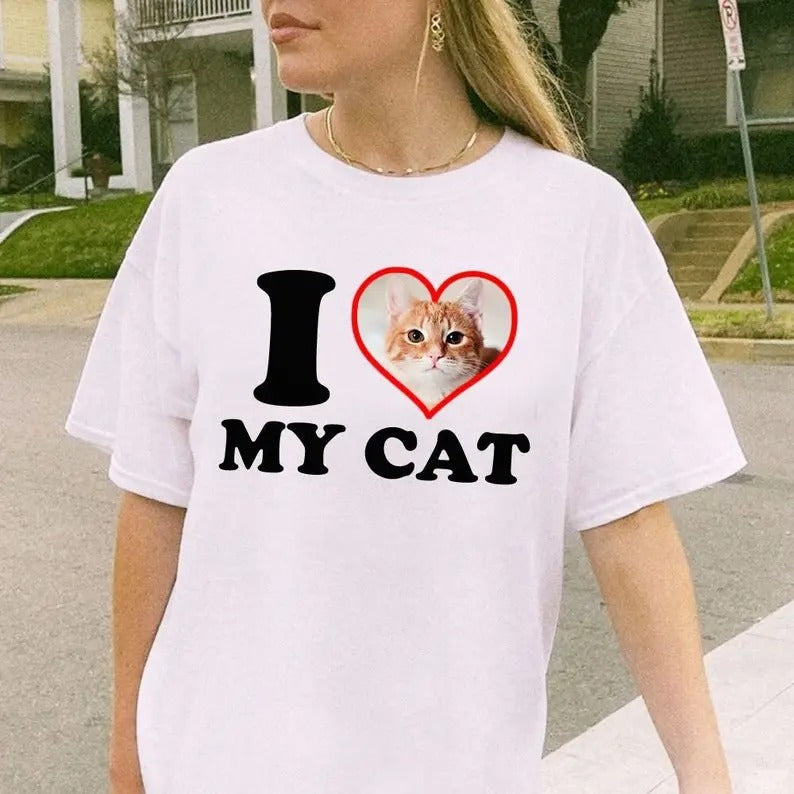 I Love My Cat  I Love My Cats Tee  Gift for Cat Dad  Gift for Cat Mom  Women's Shirt Hoodie, Sweatshirt | CiraTrend.com