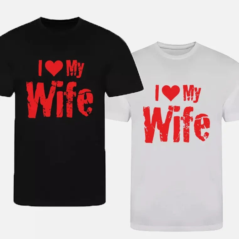 I Love My Wife - Couple Valentines Day Husband Inspired Top Tee Hoodie, Sweatshirt | CiraTrend.com