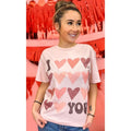 I Love You Graphic T-Shirt Hoodie, Sweatshirt | CiraTrend.com