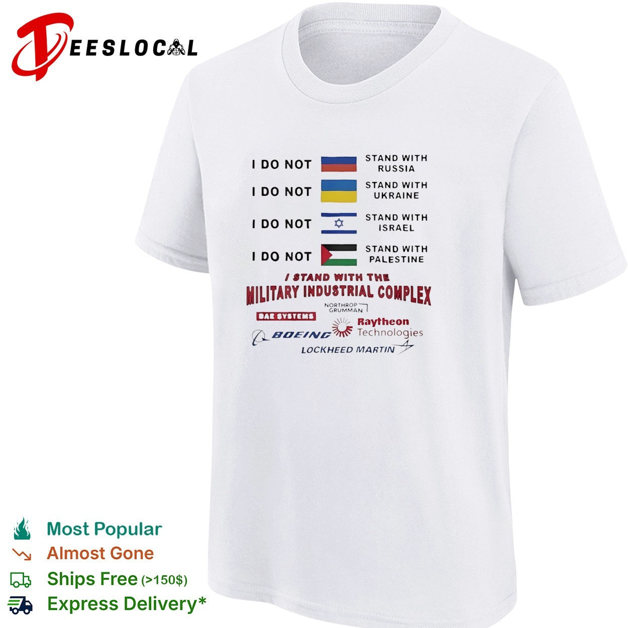 I Stand With The Military Industrial Complex shirt