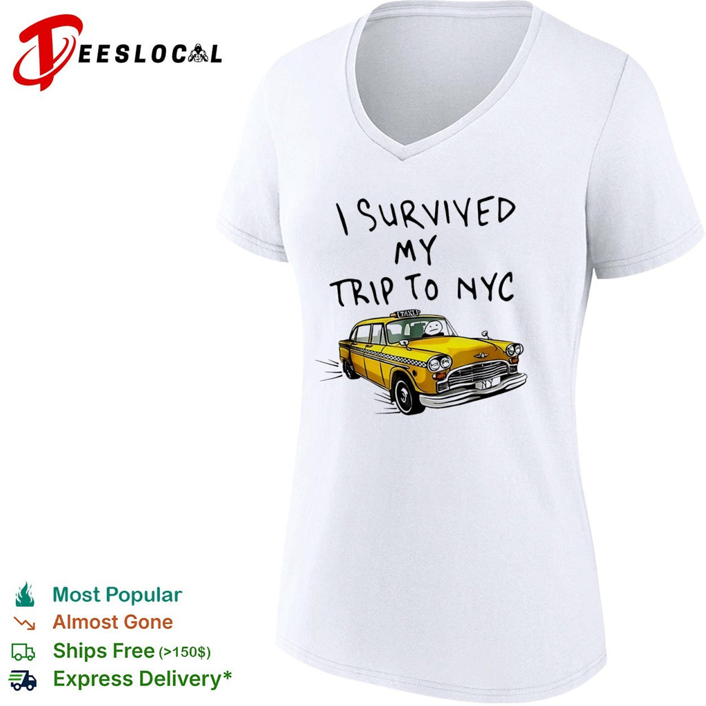 I Survived My Trip To NYC Taxi Meme shirt