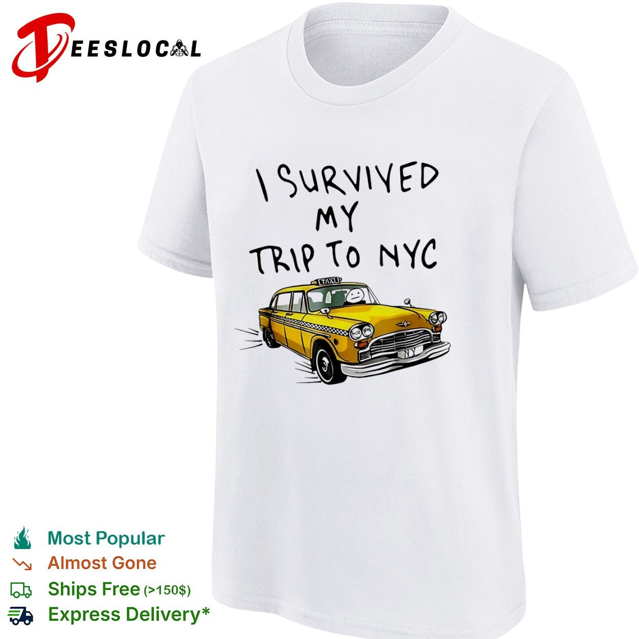 I Survived My Trip To NYC Taxi Meme shirt