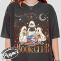 I Tried To Form a Gang and It Turned Into a Book Club Shirt Book Club Halloween Forms Book Club Gang Ghost Reading Books...