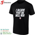I believe that we will win USA soccer shirt