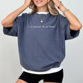 I'd Rather Be at Home Comfort Colors Shirt, Anti Society Unisex Graphic Tee, Sarcastic Apparel Gift, Funny Introvert...