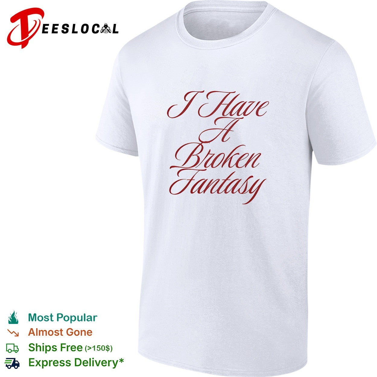 I have broken Fantasy retro shirt