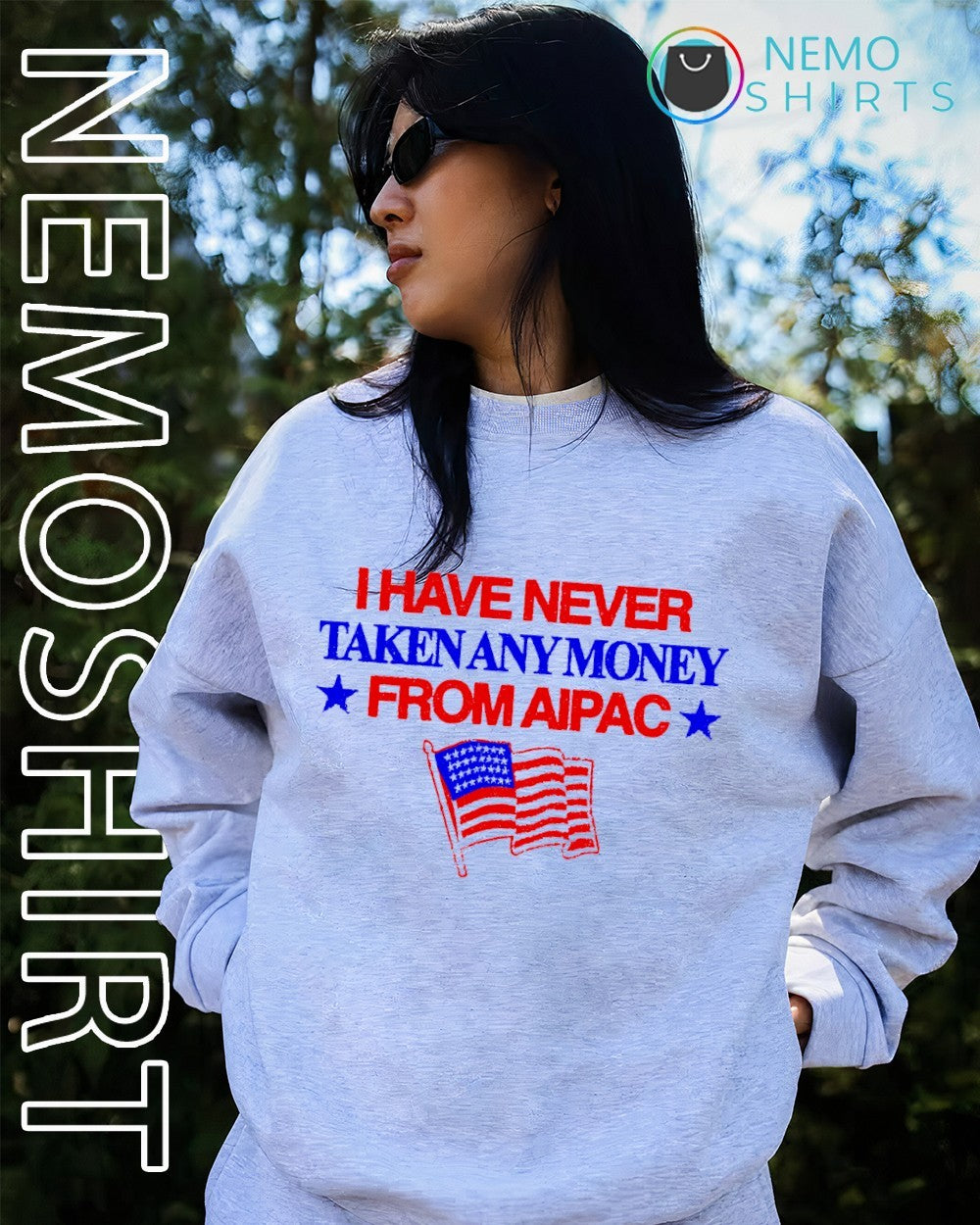 I have never taken any money from AIPAC shirt