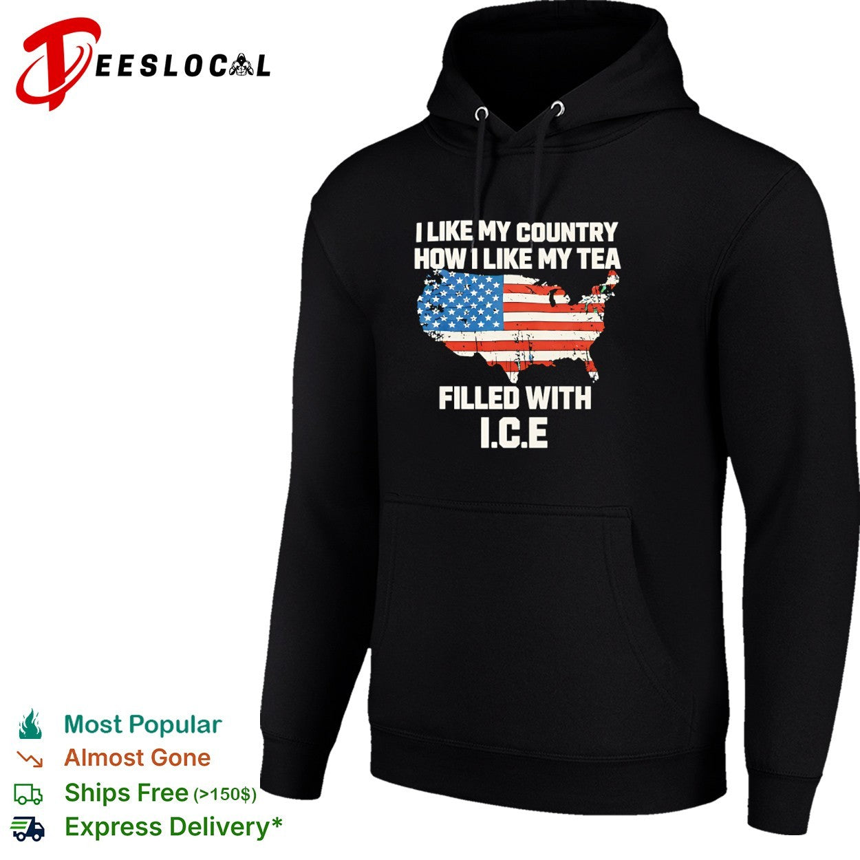 I like my country how I like my tea filled with ICE shirt