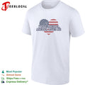 I love America America loves me heart flag shirt