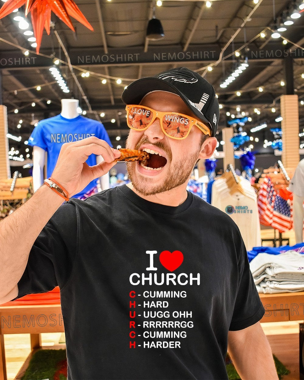 I love church cumming hard uugg ohh rrr cumming harder shirt