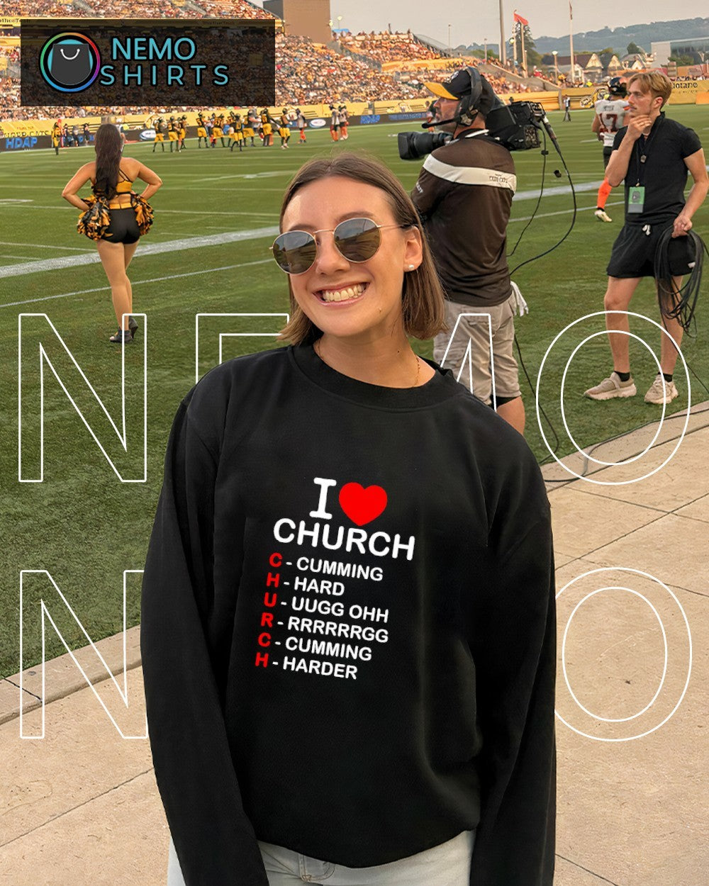 I love church cumming hard uugg ohh rrr cumming harder shirt