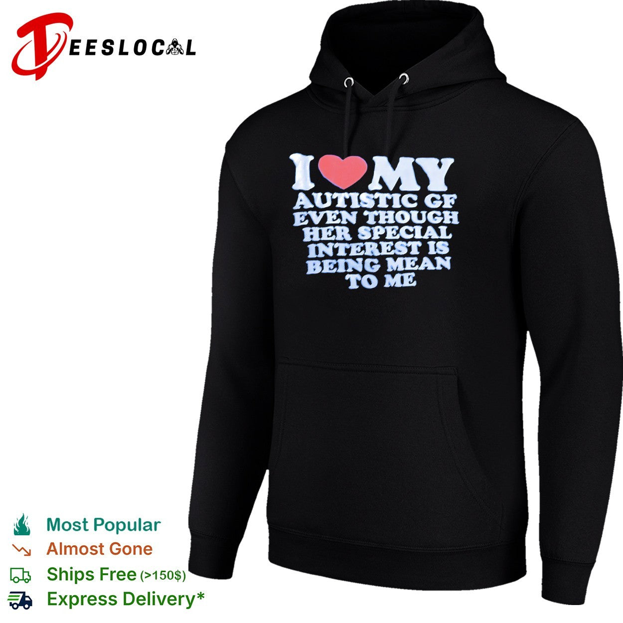 I love my autistic gf even though her special interest is being mean to me heart shirt