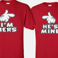 I'm Hers He's Mine Valentine Couple matching funny cute T-Shirts Hoodie, Sweatshirt | CiraTrend.com