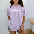 I need a coke Comfort Colors Shirt, Coke Shirt, Retro Coke Shirt, Funny Sayings T-shirt Cotton Fabric Menswear Streetwear...