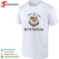 I put the tism in patriotism bald eagle shirt