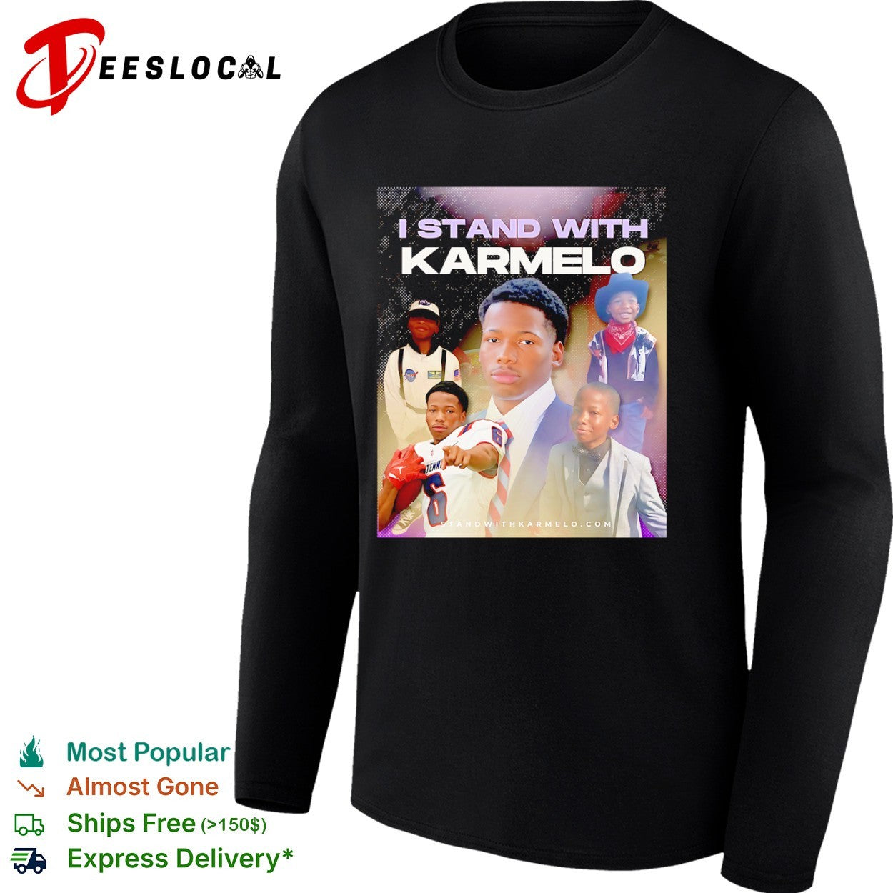 I stand with Karmelo community support shirt