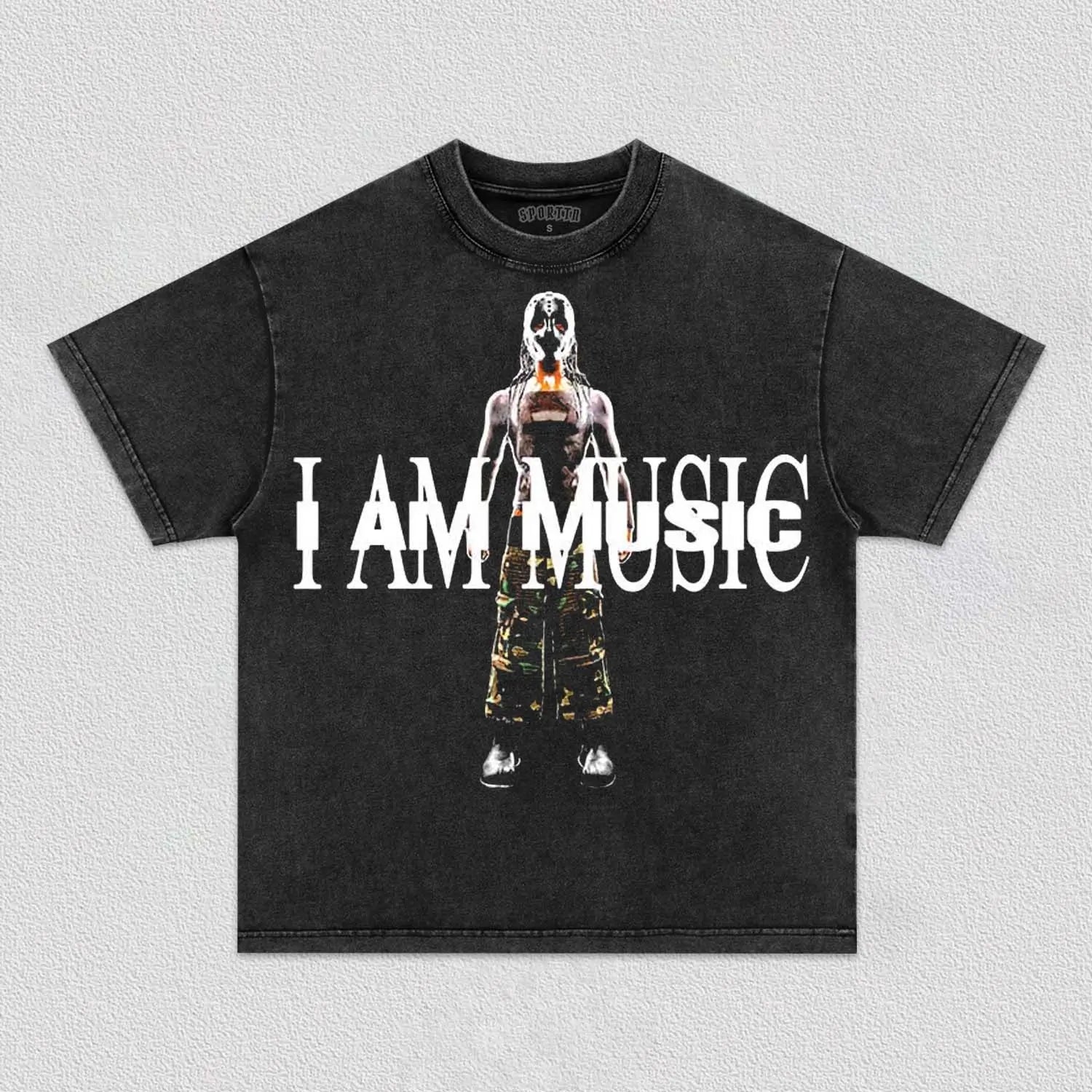 I AM MUSIC PLAYBOI CARTI TEE Style001 Hoodie, Sweatshirt | CiraTrend.com (Image 1)