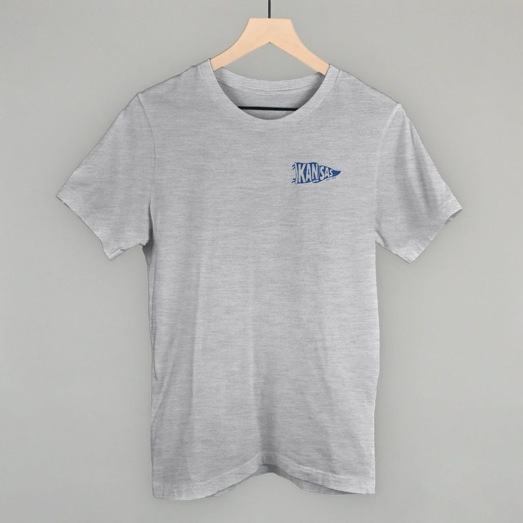 Kansas Pennant Flag (Left Chest) T-Shirts, Hoodie, Sweatshirt | CiraTrend.com (Image 2)