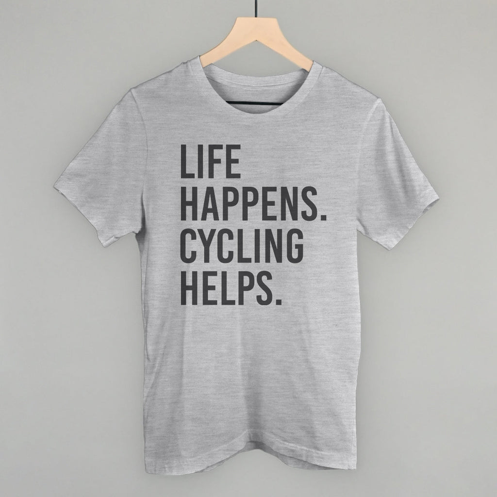 Life Happens Cycling Helps T-Shirts, Hoodie, Sweatshirt | CiraTrend.com (Image 2)