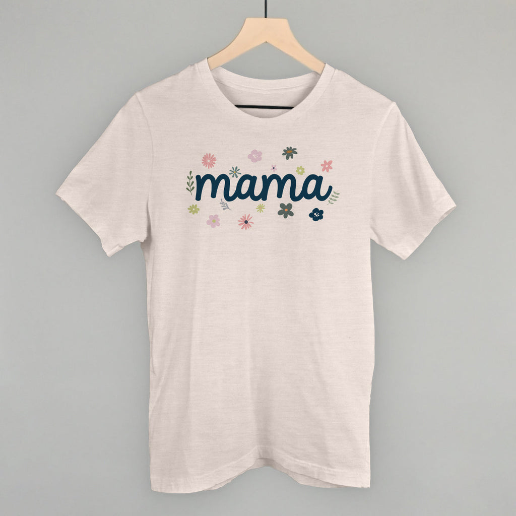 Mama (Dainty Flower Script) T-Shirts, Hoodie, Sweatshirt | CiraTrend.com (Image 2)