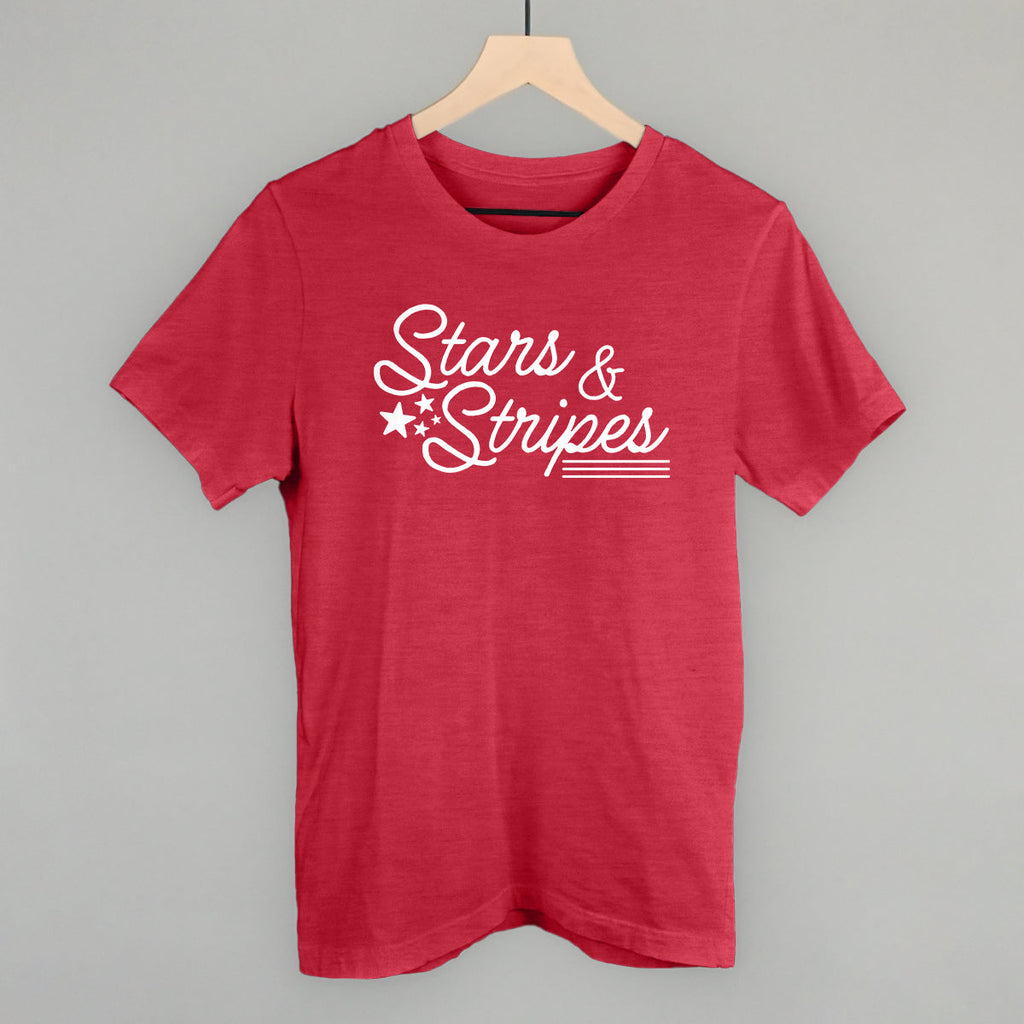Stars & Stripes White Script T-Shirts, Hoodie, Sweatshirt | CiraTrend.com (Image 2)