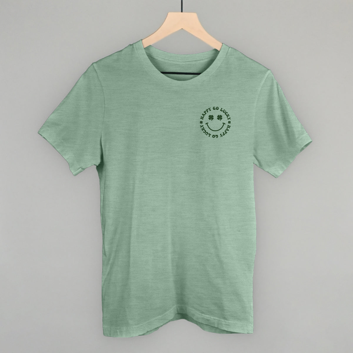 Happy Go Lucky Clover (Left Chest) T-Shirts, Hoodie, Sweatshirt | CiraTrend.com (Image 2)