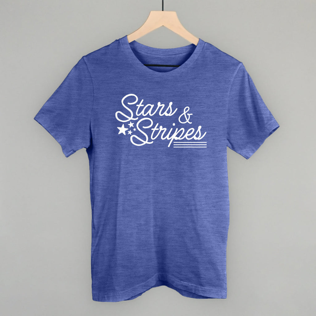 Stars & Stripes White Script T-Shirts, Hoodie, Sweatshirt | CiraTrend.com (Image 3)