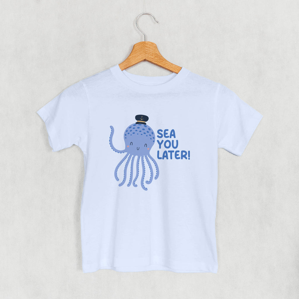 Sea You Later Octopus (Kids) T-Shirts, Hoodie, Sweatshirt | CiraTrend.com (Image 1)