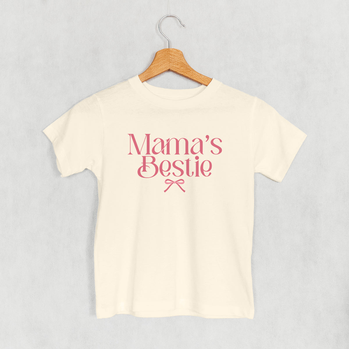 Mama's Bestie Pink Bow (Kids) T-Shirts, Hoodie, Sweatshirt | CiraTrend.com (Image 1)