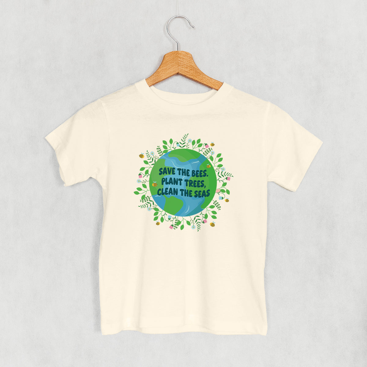 Save The Bees, Plant Trees Doodle (Kids) T-Shirts, Hoodie, Sweatshirt | CiraTrend.com (Image 1)