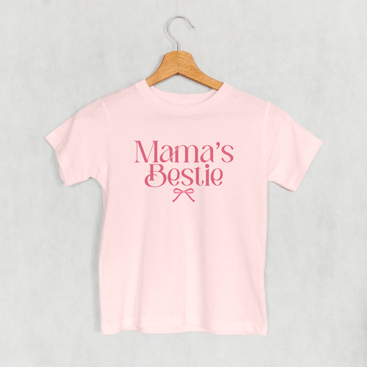 Mama's Bestie Pink Bow (Kids) T-Shirts, Hoodie, Sweatshirt | CiraTrend.com (Image 2)