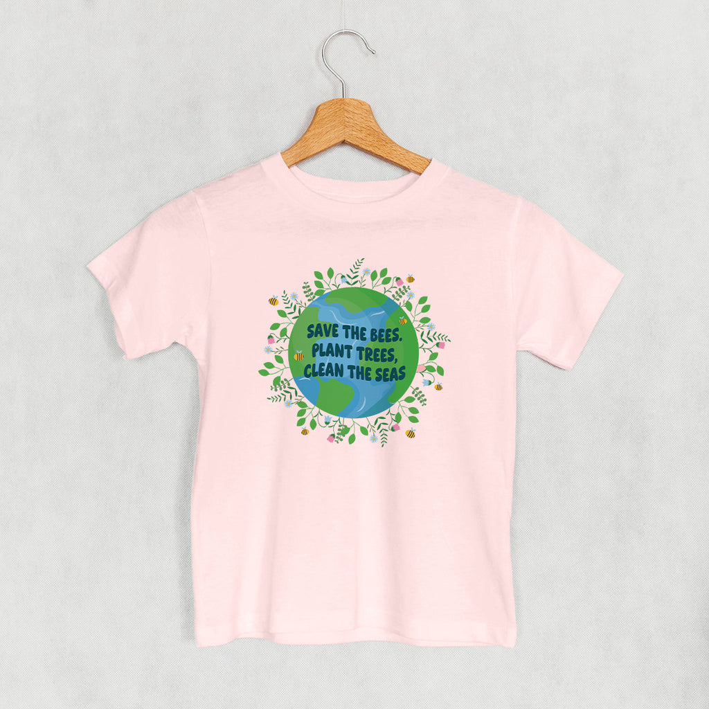 Save The Bees, Plant Trees Doodle (Kids) T-Shirts, Hoodie, Sweatshirt | CiraTrend.com (Image 2)