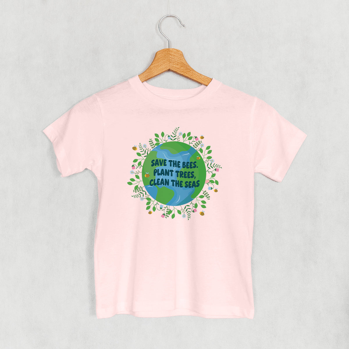 Save The Bees, Plant Trees Doodle (Kids) T-Shirts, Hoodie, Sweatshirt | CiraTrend.com (Image 2)