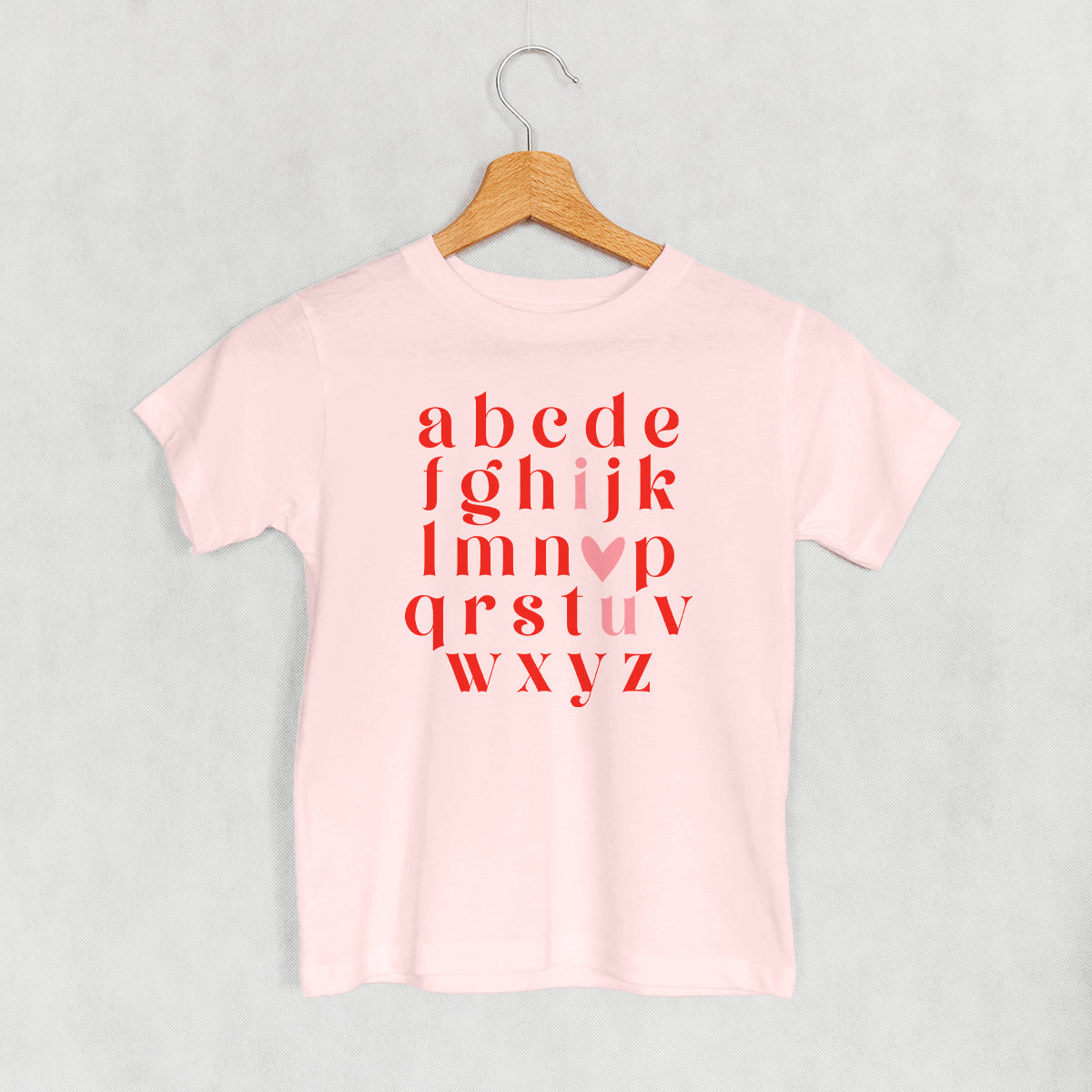 I Heart U Alphabet (Kids) T-Shirts, Hoodie, Sweatshirt | CiraTrend.com (Image 2)