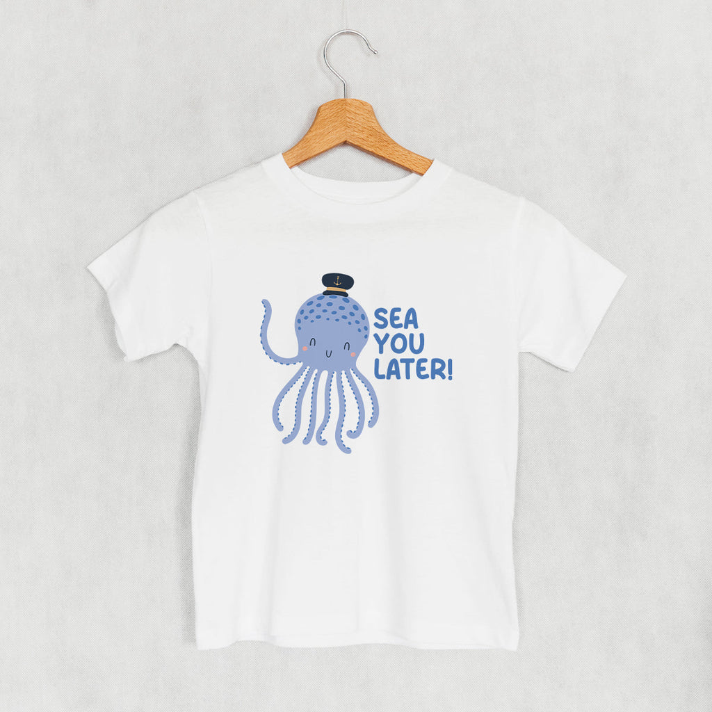Sea You Later Octopus (Kids) T-Shirts, Hoodie, Sweatshirt | CiraTrend.com (Image 5)