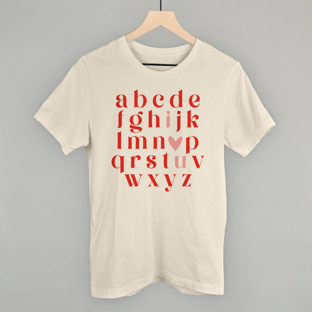 I Heart U Alphabet T-Shirts, Hoodie, Sweatshirt | CiraTrend.com (Image 3)