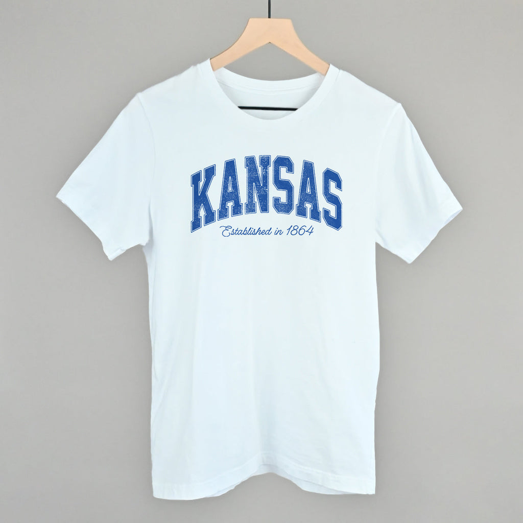 Kansas Varsity Arch (Blue) T-Shirts, Hoodie, Sweatshirt | CiraTrend.com (Image 3)