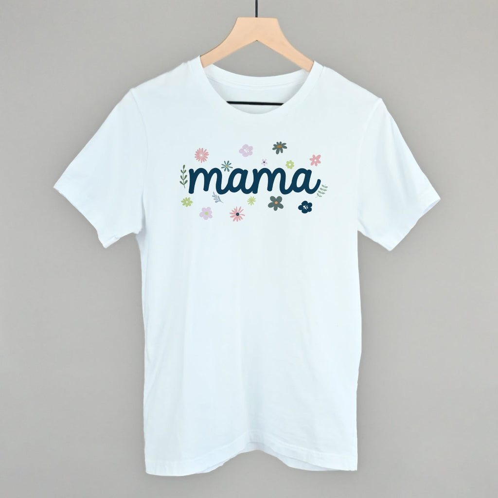 Mama (Dainty Flower Script) T-Shirts, Hoodie, Sweatshirt | CiraTrend.com (Image 3)