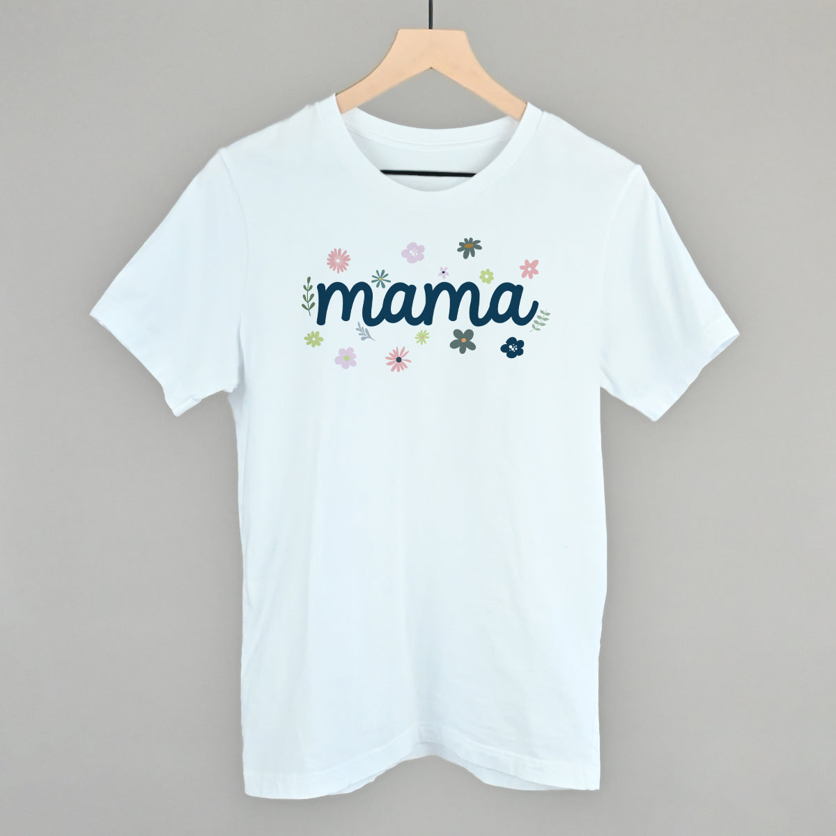 Mama (Dainty Flower Script) T-Shirts, Hoodie, Sweatshirt | CiraTrend.com (Image 3)