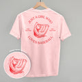Just A Girl Who Loves Baseball (Back Print) T-Shirts, Hoodie, Sweatshirt | CiraTrend.com (Image 1)