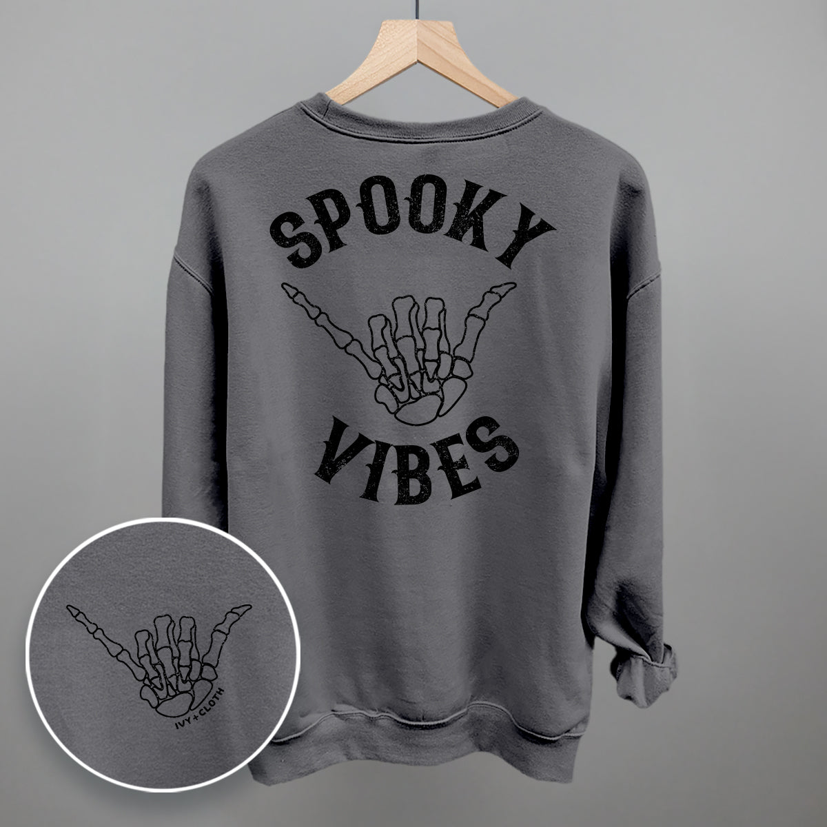 Spooky Vibes Skeleton (Back Print) T-Shirts, Hoodie, Sweatshirt | CiraTrend.com (Image 1)