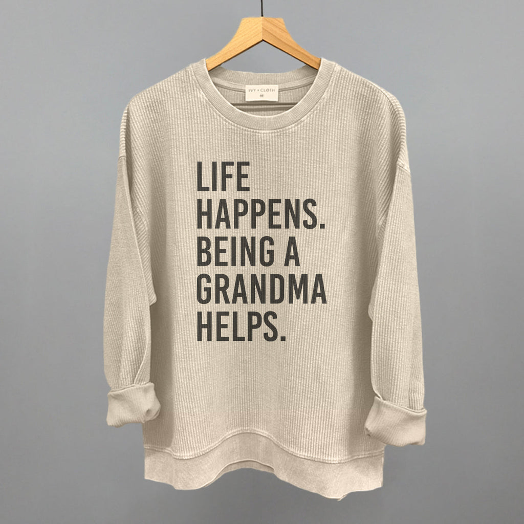 Life Happens Being A Grandma Helps T-Shirts, Hoodie, Sweatshirt | CiraTrend.com (Image 5)
