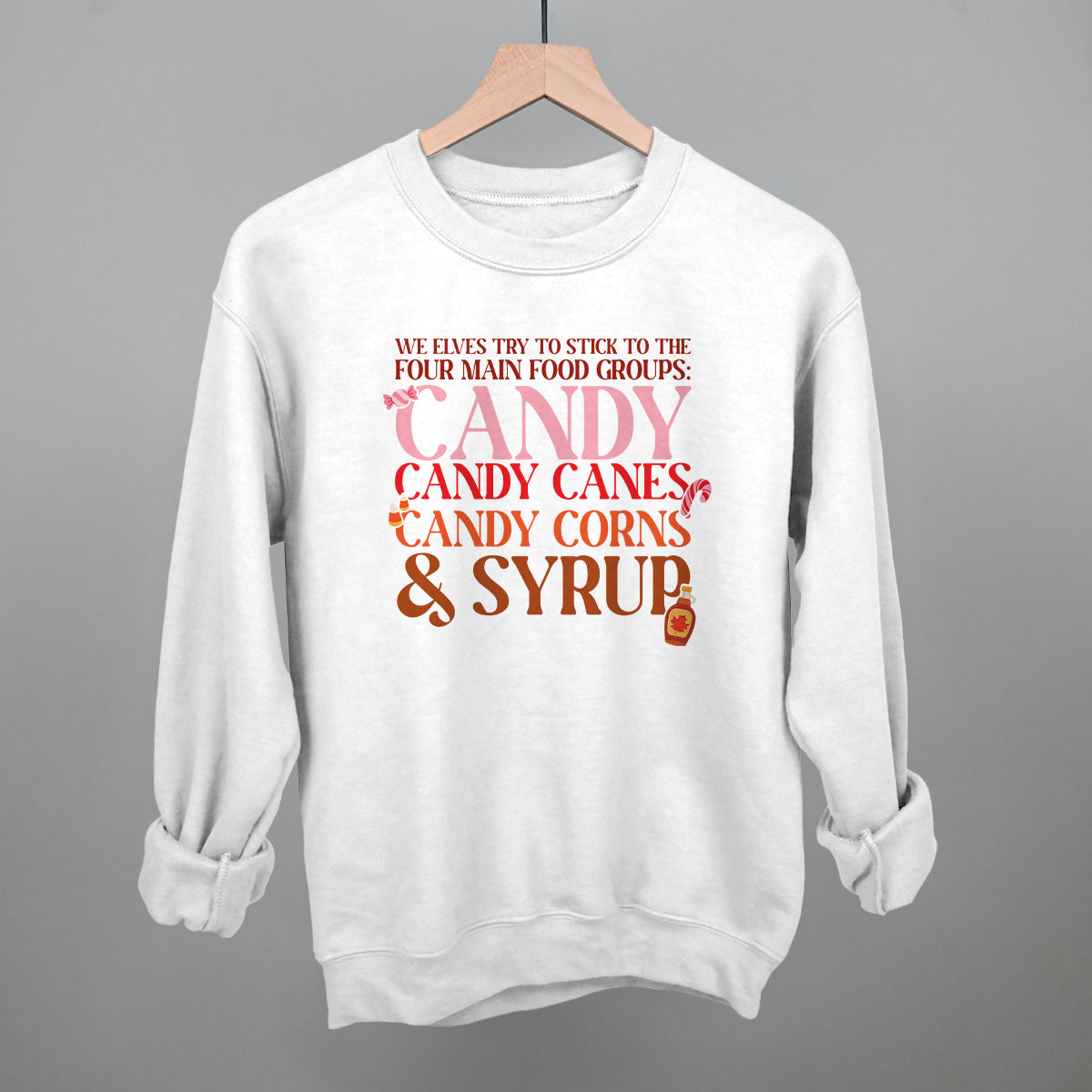 Four Main Food Groups (Elf) T-Shirts, Hoodie, Sweatshirt | CiraTrend.com (Image 1)