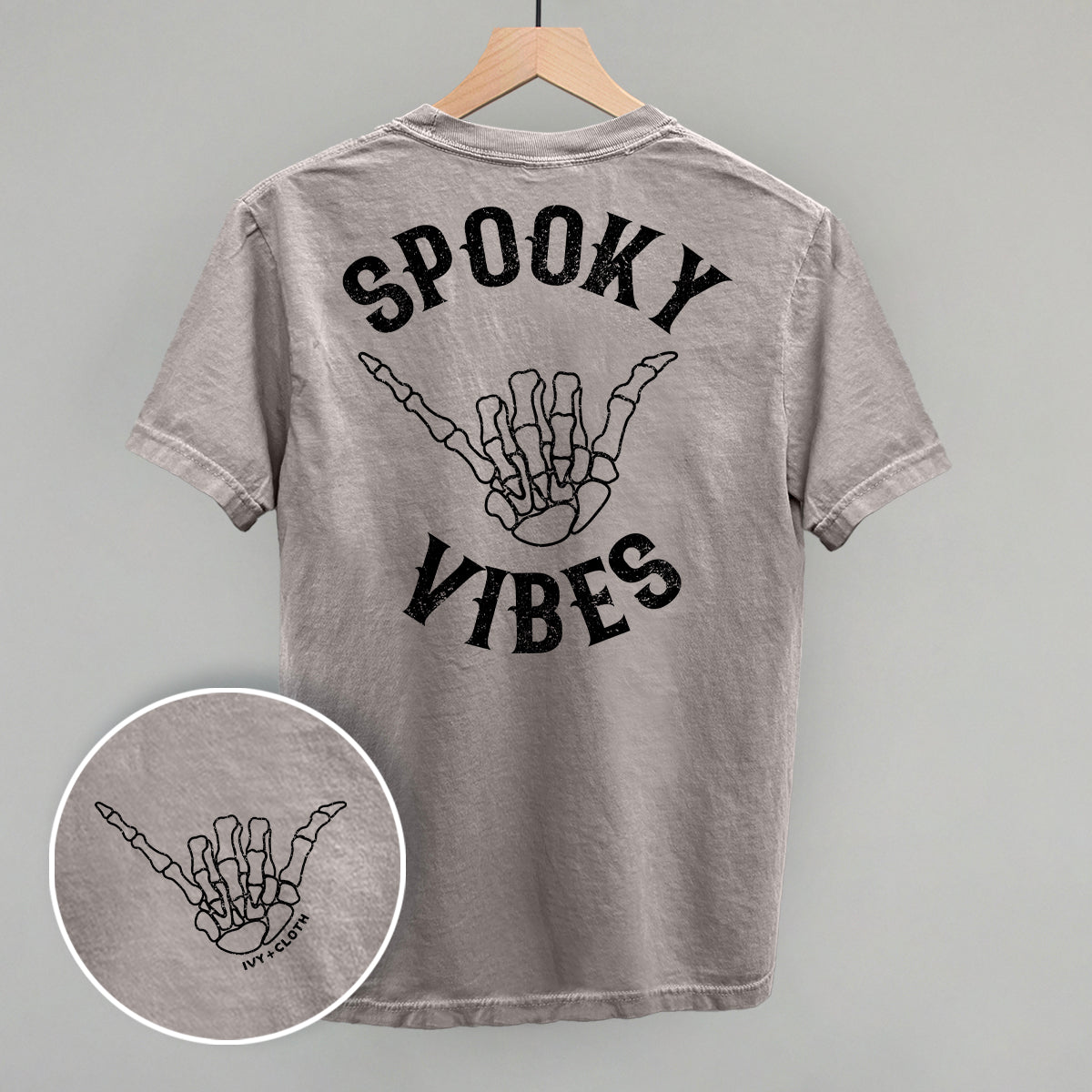 Spooky Vibes Skeleton (Back Print) T-Shirts, Hoodie, Sweatshirt | CiraTrend.com (Image 2)