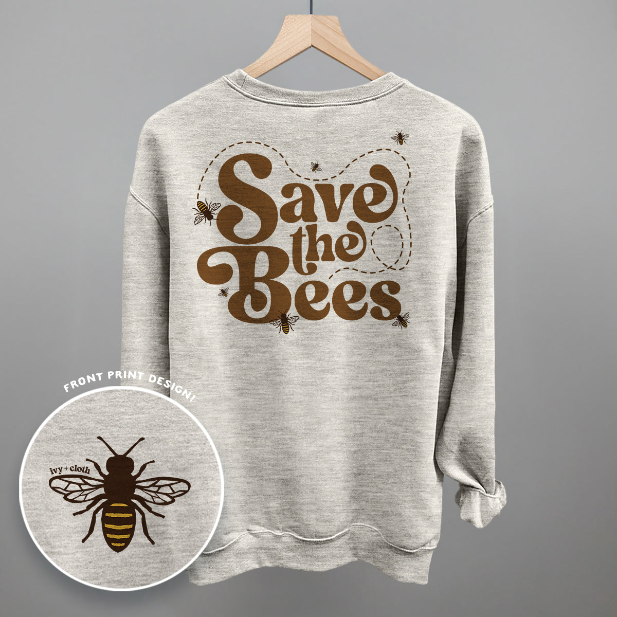 Save The Bees (Back Print) T-Shirts, Hoodie, Sweatshirt | CiraTrend.com (Image 5)