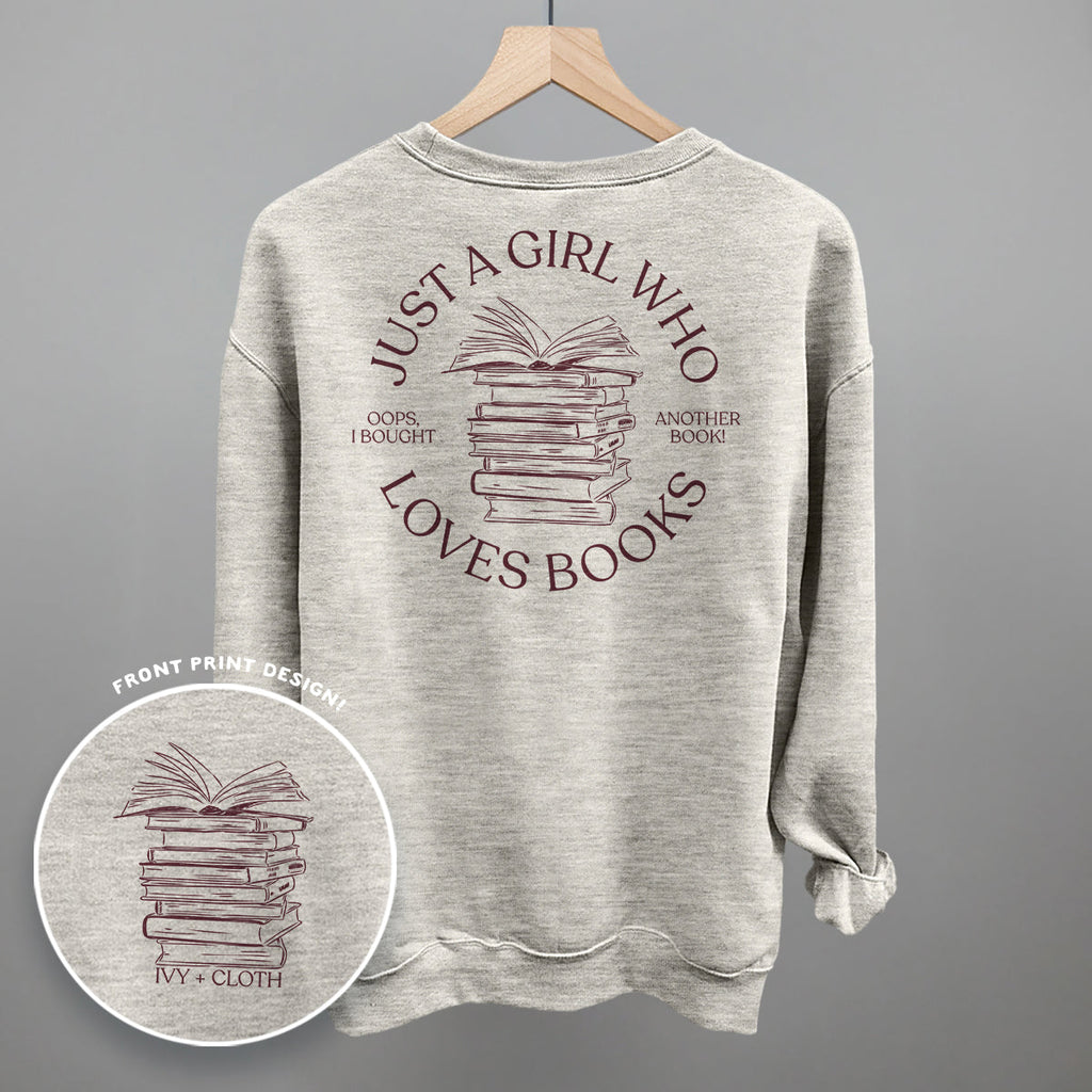 Just A Girl Who Loves Books (Back Print) T-Shirts, Hoodie, Sweatshirt | CiraTrend.com (Image 5)