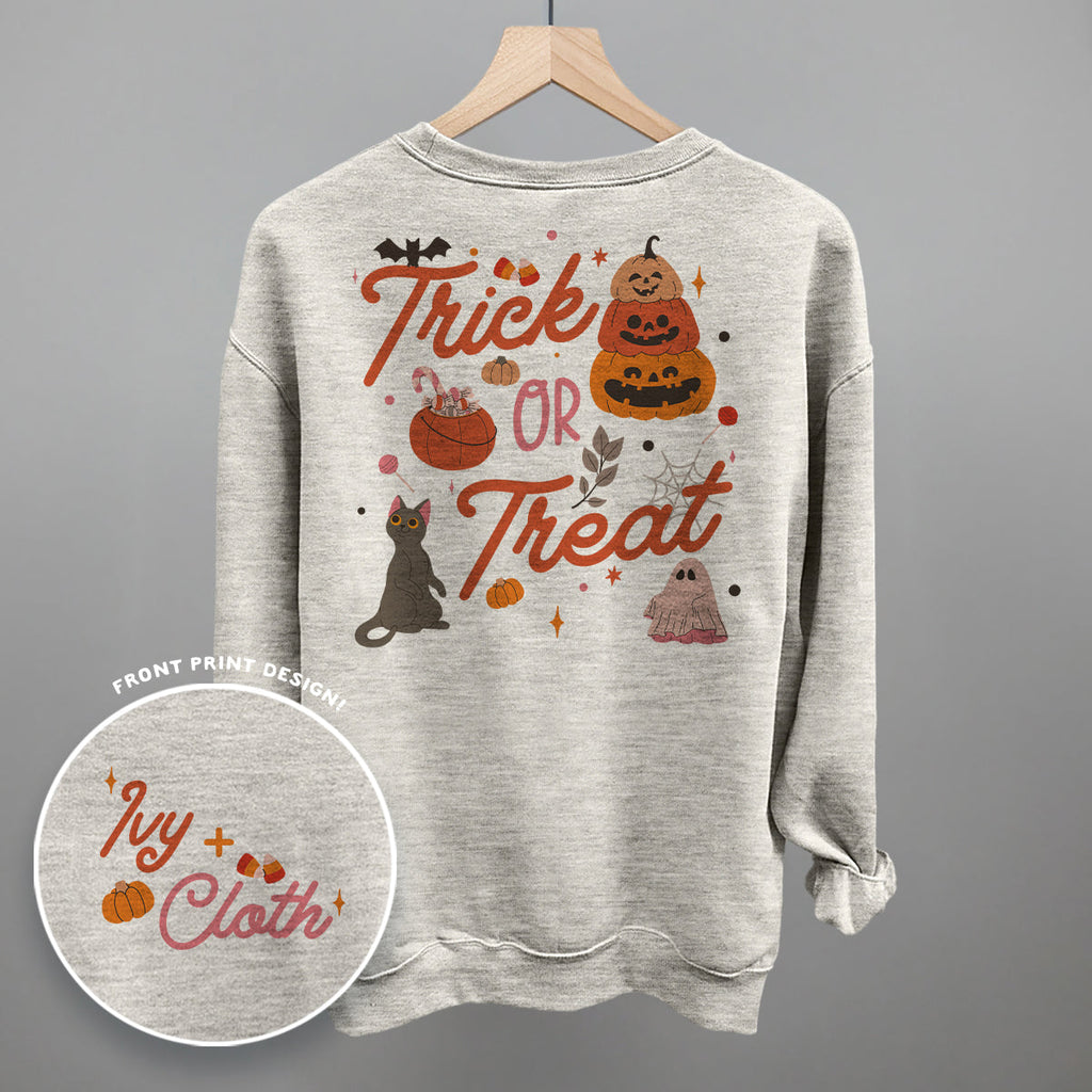 Trick Or Treat Doodles (Back Print) T-Shirts, Hoodie, Sweatshirt | CiraTrend.com (Image 3)